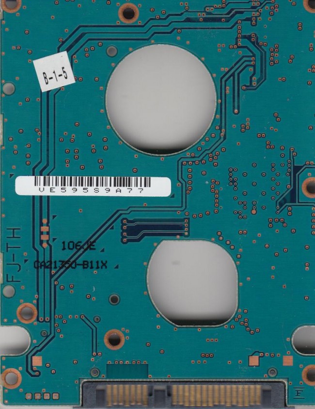 (image for) PCB CA21350-B11X, Fujitsu MJA2160BH FFS G1, CA07083-B50200AP