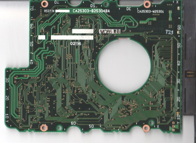 (image for) PCB CA25303-B25304BA, Fujitsu M1612TAU, CA01340-B912000U