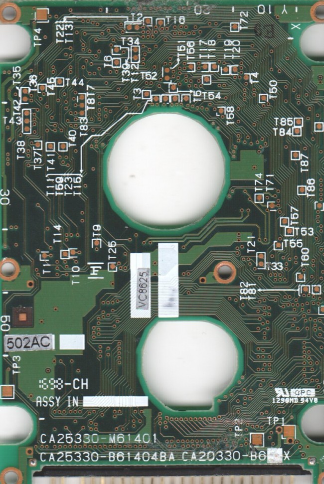 (image for) PCB CA25330-B61404BA, Fujitsu MHC2040AT, CA01677-B060