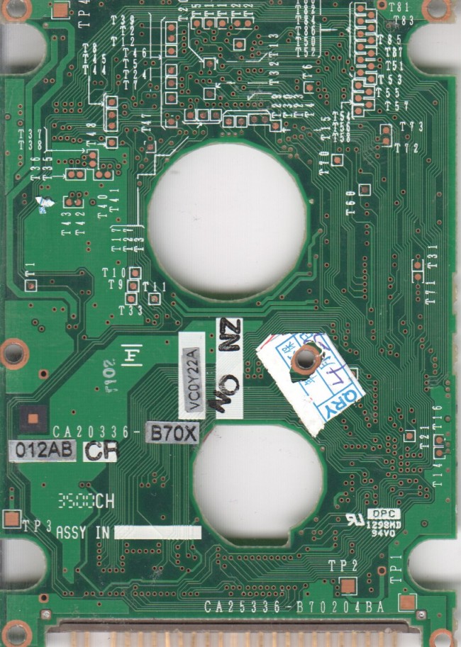 (image for) PCB CA25336-B70204BA, Fujitsu MHJ2181AT, CA05365-B01600DL