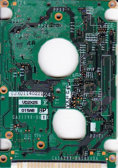 (image for) PCB CA26298-B61404BA, Fujitsu MHR2010AT, CA06062-B012