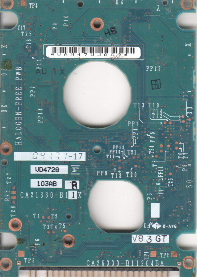 (image for) PCB CA26330-B11204BA, Fujitsu MHU2100AT, CA06499-B040