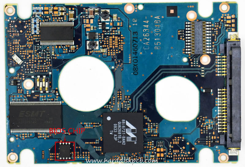 (image for) Fujitsu HDD PCB Logic Board CA26344-B51304BA CA21344-B45X