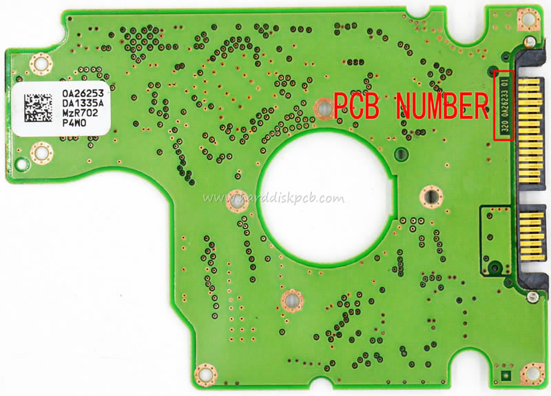 (image for) HDD PCB Hitachi Logic Board 320 0A26233 01 Main Controller IC 0A26228 Stickers 0A26253