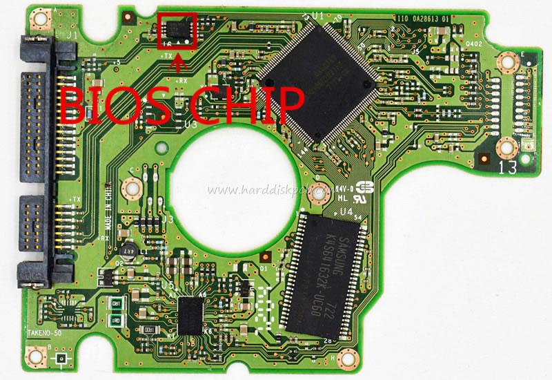 (image for) HDD PCB Hitachi Logic Board 220 0A28613 01 Main Controller IC 0A50489 Stickers 0A52026