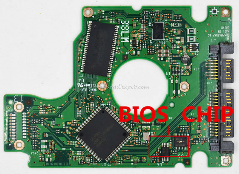 (image for) HDD PCB Hitachi Logic Board 220 0A50420 01 Main Controller IC 0A26804 Stickers 0A50424