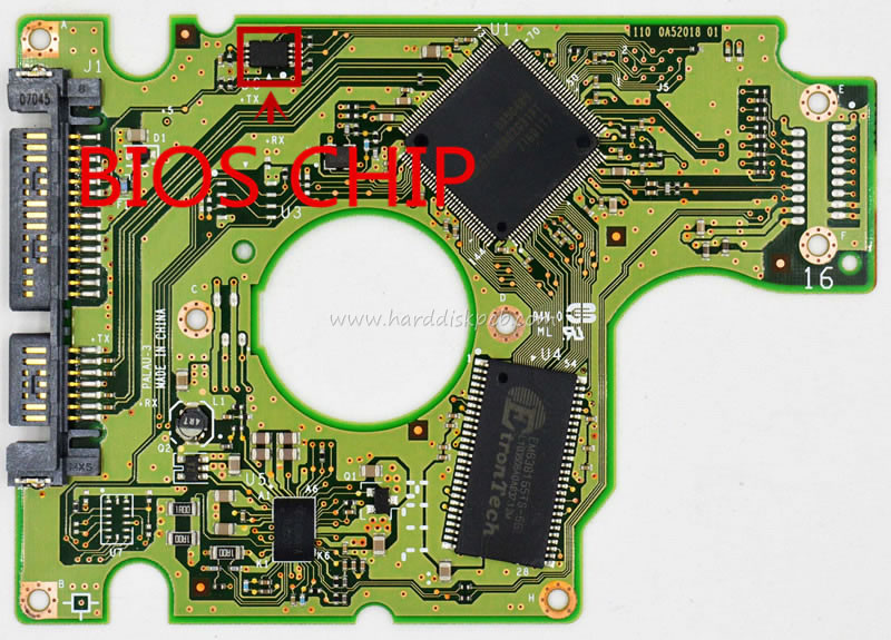 (image for) HDD PCB Hitachi Logic Board 220 0A52018 01 Main Controller IC 0A50489 Stickers 0A52020