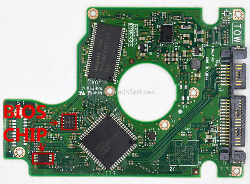 (image for) HDD PCB Hitachi Logic Board 220 0A90002 01 Main Controller IC 0A52030 Stickers 0A53120