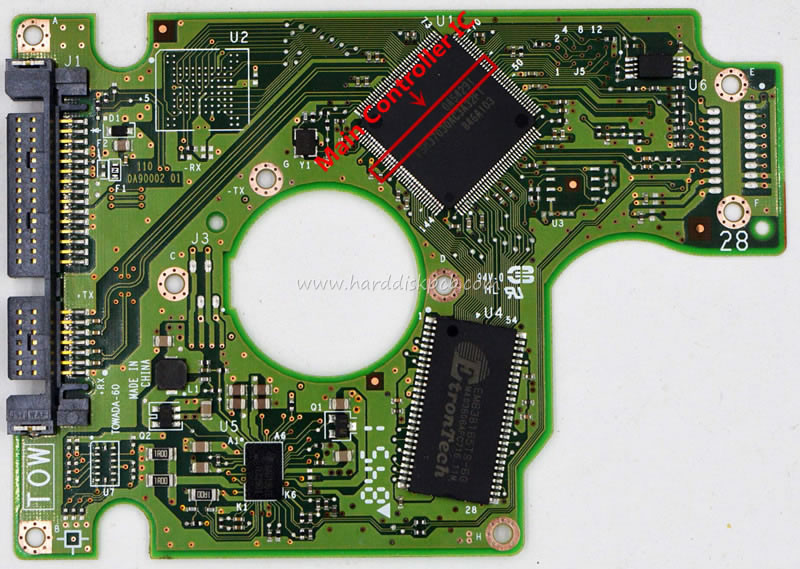 (image for) HDD PCB Hitachi Logic Board 220 0A90002 01 Main Controller IC 0A54291 Stickers 0A54296