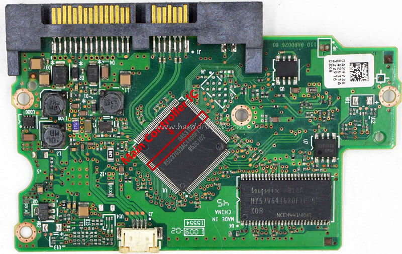 (image for) HDD PCB HITACHI Logic Board HDD PCB Number 110 0A90026 01 Main Controller IC 0A53129 Stickers 0A29738 0A29734 0A29740