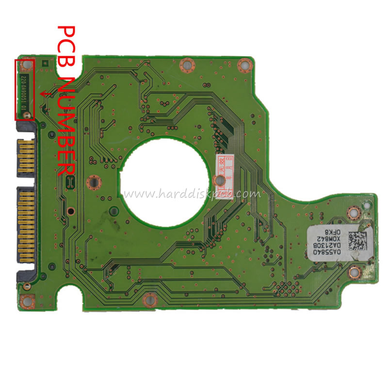 (image for) HITACHI E5K500-500 HTE545050KTA300 5400RPM HDD PCB PCB Number 220-0A90051-01 0A55840