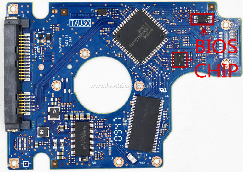 (image for) HDD PCB Hitachi Logic Board 220 0A90126 01 Main Controller IC 0A54359 Stickers 0A57126