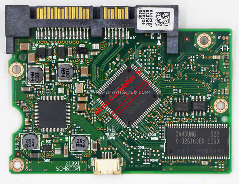 (image for) HDT721032SLA360 HDD PCB Logic 110 0A90158 01 Main Controller IC 0A58730 Stickers 0A59222 0A29987