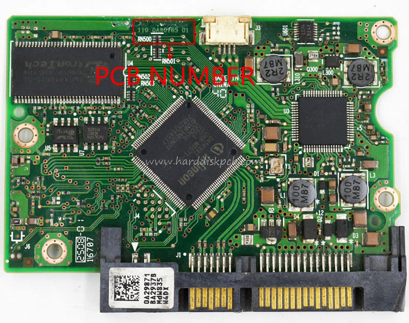 (image for) HDD PCB Hitachi Logic Board 110 0A90165 01 Main Controller IC 0A56992 Stickers 0A29871