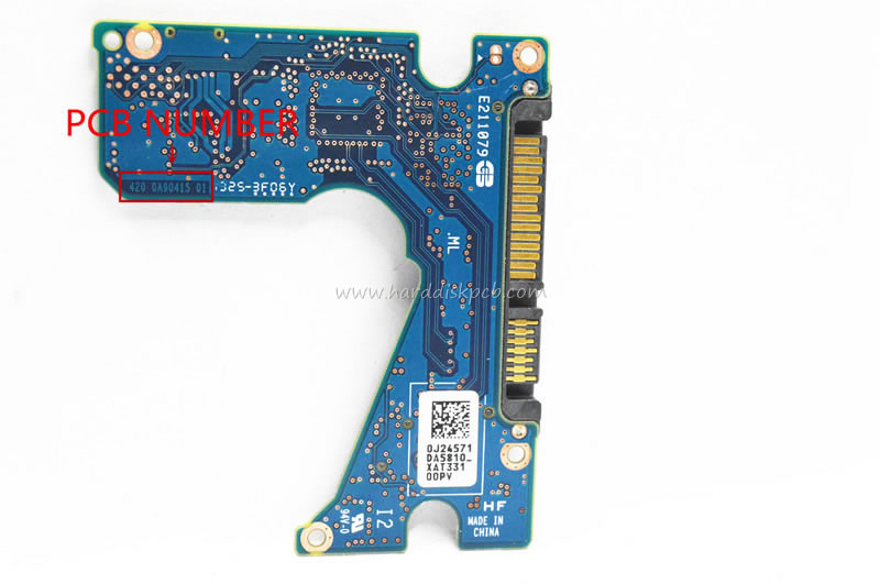 (image for) HDD PCB Hitachi Logic Board 420 0A90415 01 Main Controller IC 88i9305-NDB2 Stickers 0J34793 0J24571