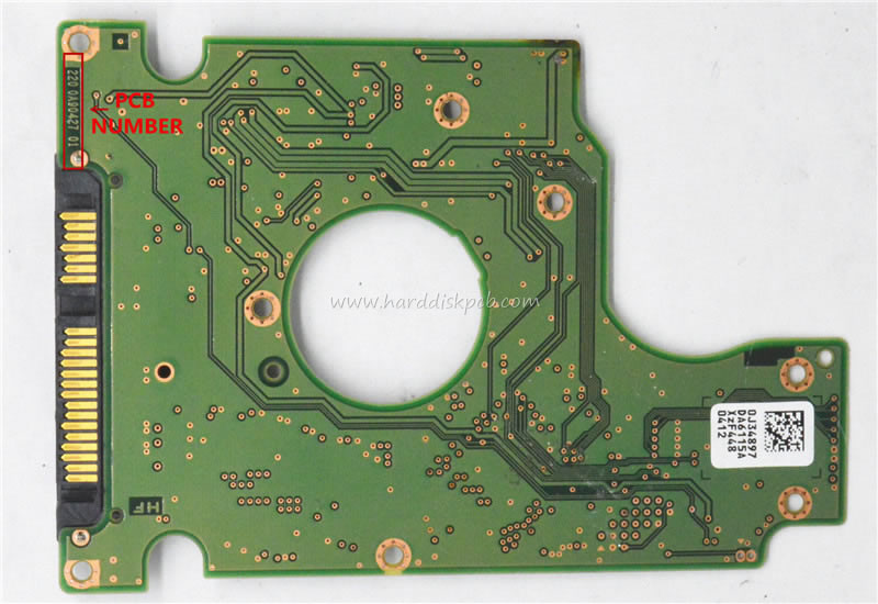 (image for) HGST HZK500-500 HTS725050A7E630 HDD PCB 220 0A90427 01 0J34897 0J34901