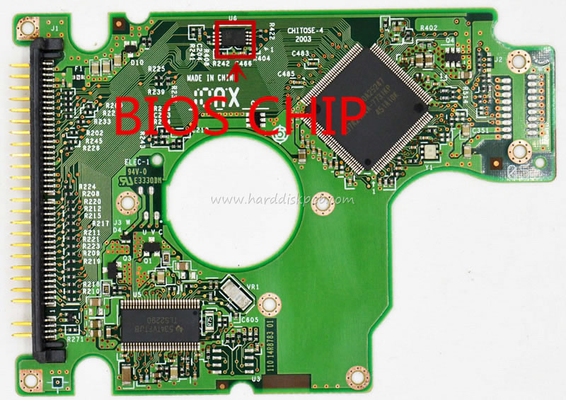 (image for) HDD PCB Hitachi Logic Board 320 14R8783 01 Main Controller IC 0A25247 Stickers 0A25357