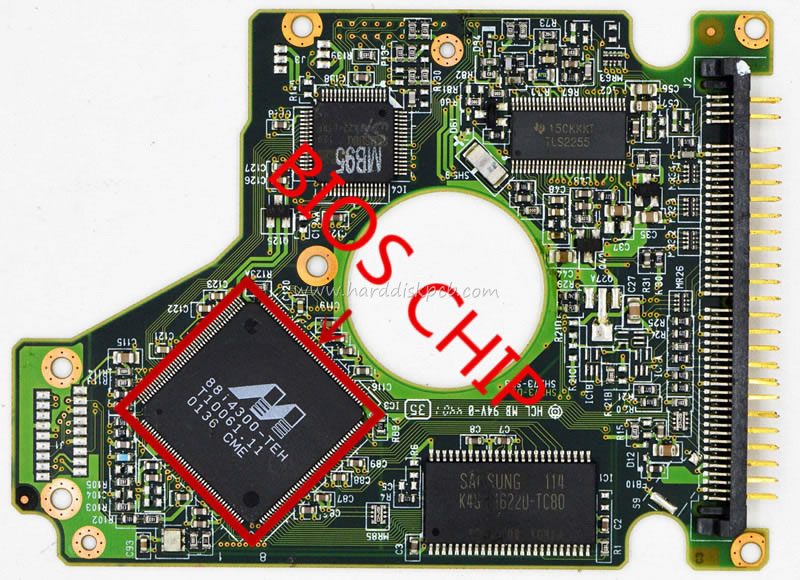 (image for) HDD PCB Hitachi Logic Board SH273-D3 Main Controller IC 88i4300-THE