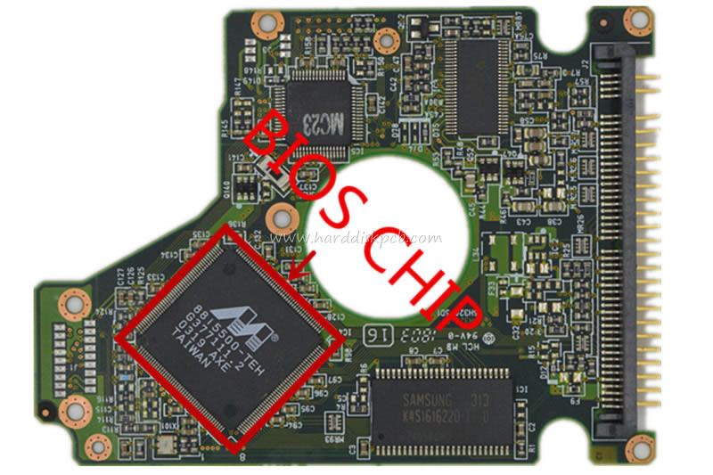 (image for) HDD PCB Hitachi Logic Board SH320-D1 Main Controller IC 88i5500-THE