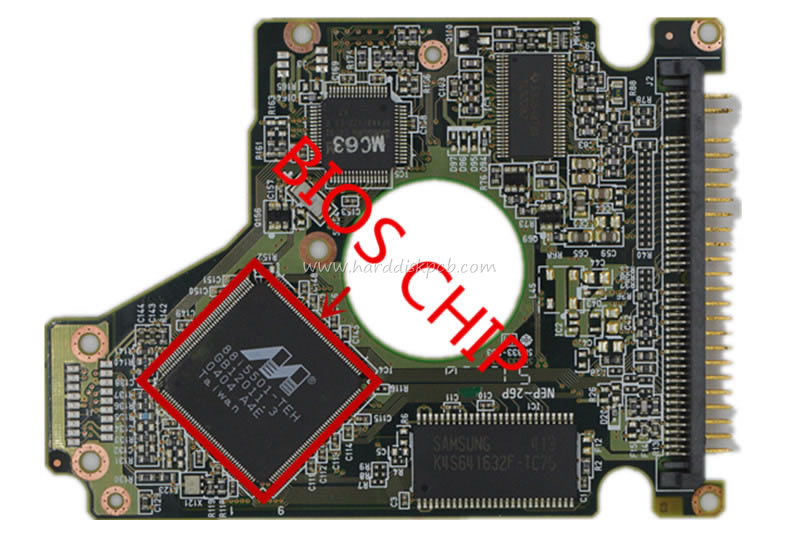 (image for) HDD PCB Hitachi Logic Board SH333-D3 Main Controller IC 88i5501-THE