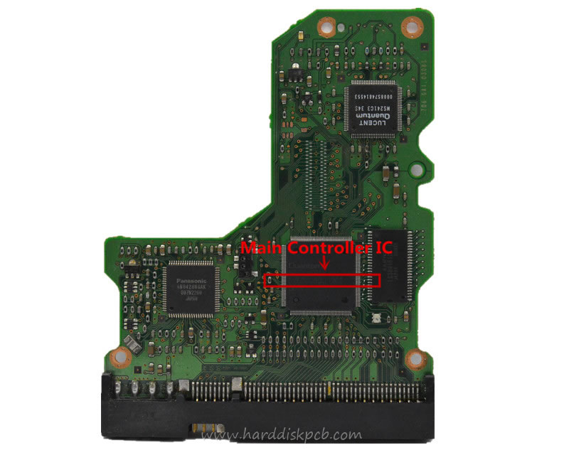 (image for) MAXTOR hdd pcb Logic 10-120217-01 20-12021 Main Controller IC D760006GJ 102