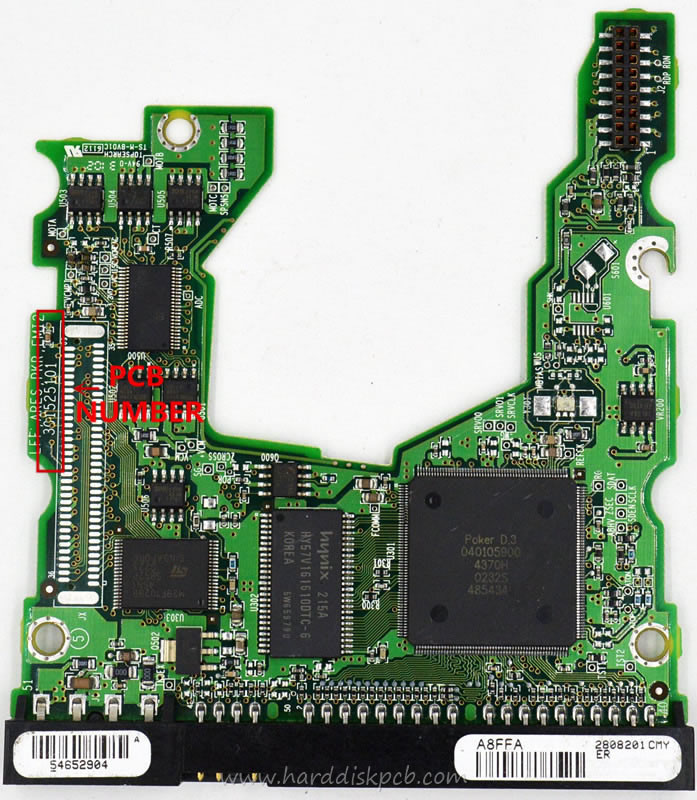 (image for) PCB 040105900, Maxtor 4R080L0, RAMB1TU0