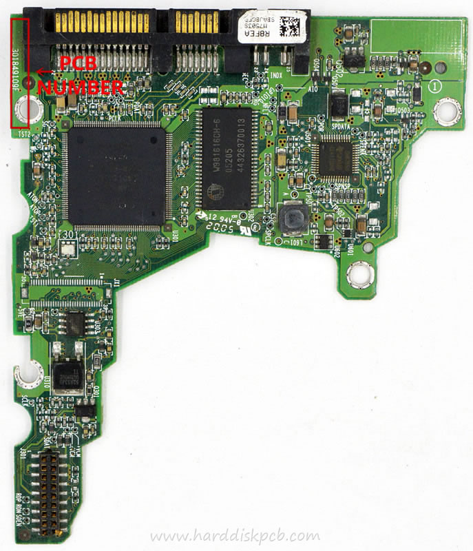 (image for) PCB 040118900, Maxtor 6E040T0, NAN51680