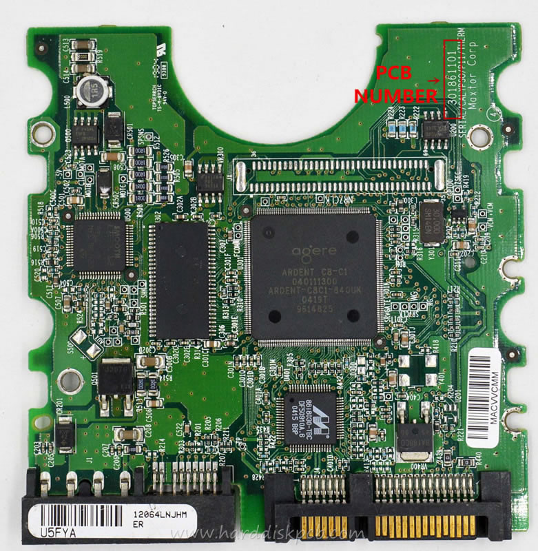 (image for) PCB 040111300, Maxtor 6Y200M0, YAR51HW0