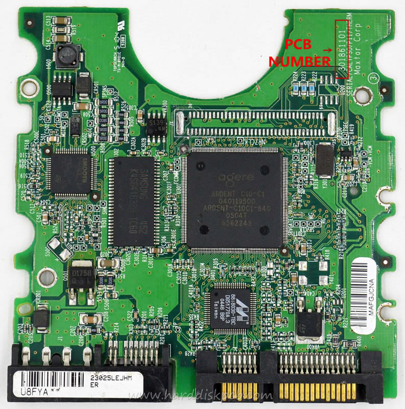 (image for) PCB 040119500, Maxtor 6Y120M0, YAR511W0