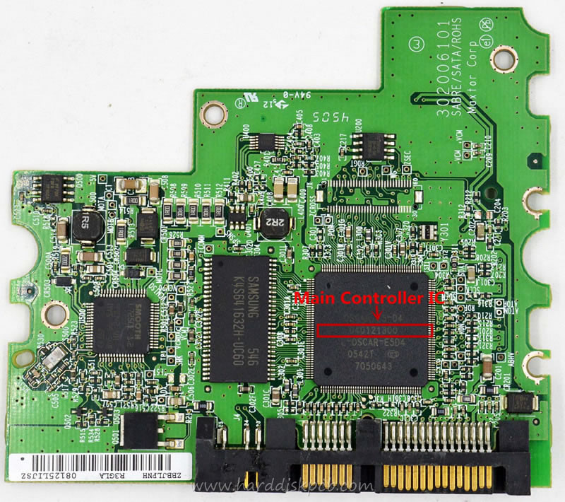 (image for) PCB 040121300, Maxtor 6L300S0, BANC1G10