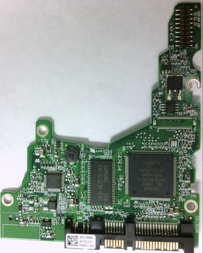 (image for) PCB 040121300, Maxtor 6N040T0, NAN51680