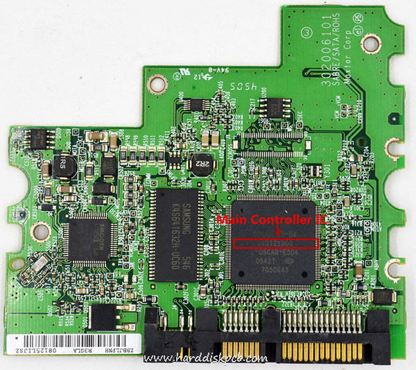 (image for) HDD Controller Board 040121300 Maxtor 302006101
