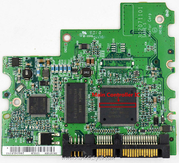 (image for) HDD Controller Board 040125400 Maxtor 302071101