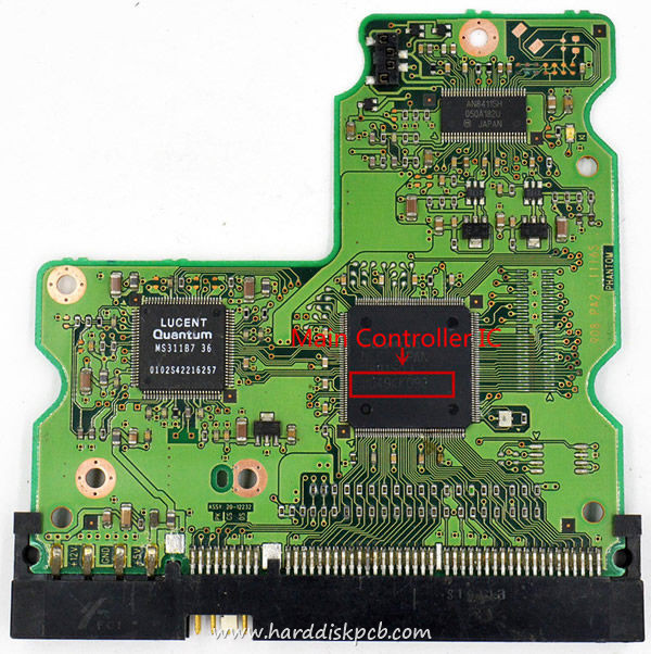 (image for) Tested 0049KK093 Maxtor Hard Disk PCB Board 10-122329-07/20-1223