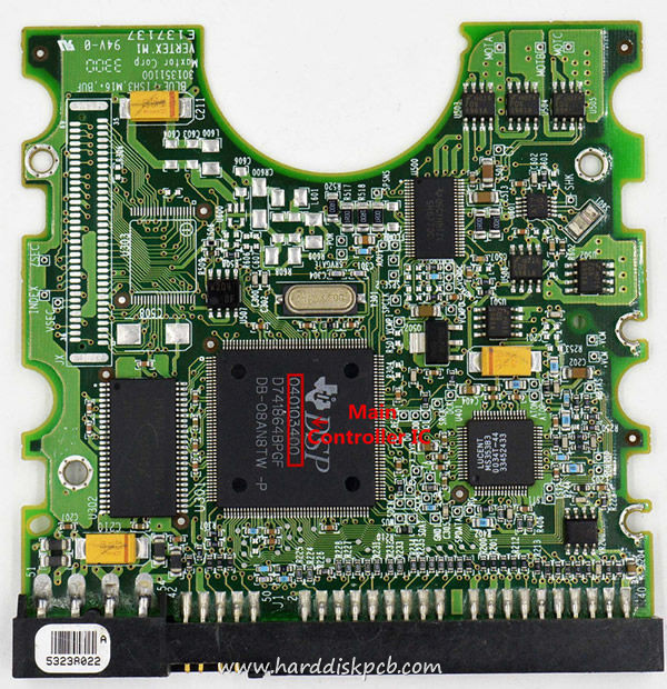 (image for) Tested 040103400 Maxtor Hard Disk PCB Board 301351100