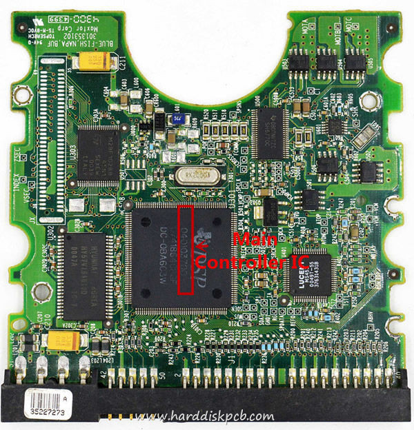 (image for) Tested 040103700 Maxtor Hard Disk PCB Board 301353102