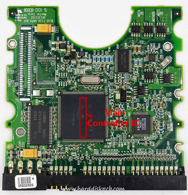 (image for) Tested 040104200 Maxtor Hard Disk PCB Board 301353102