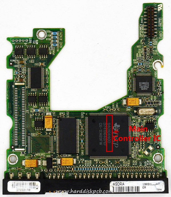 (image for) Tested 040104400 Maxtor Hard Disk PCB Board 301387101