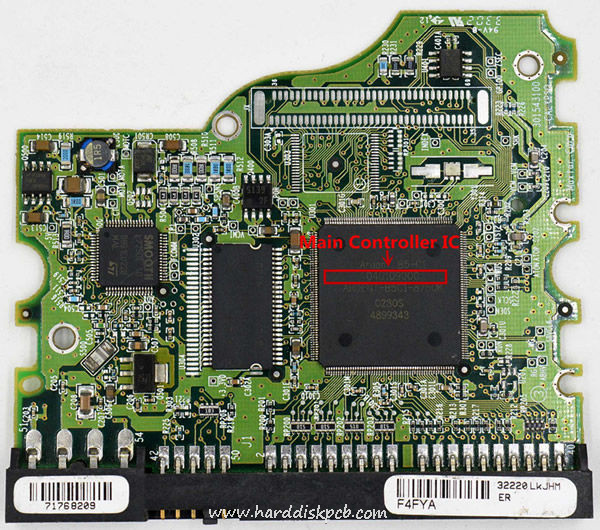 (image for) Tested 040109000 Maxtor Hard Disk PCB Board 301543100