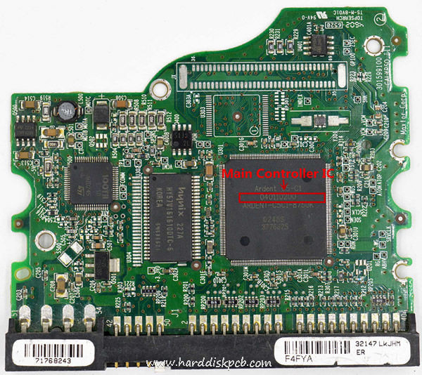 (image for) Tested 040110200 Maxtor Hard Disk PCB Board 301599100