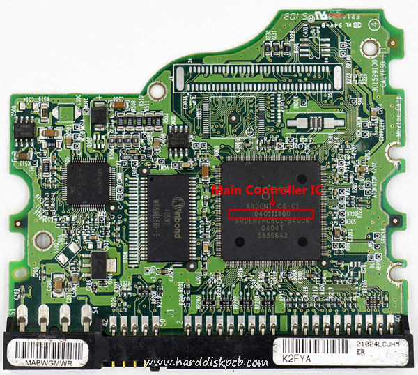 (image for) Tested 040111300 Maxtor Hard Disk PCB Board 301599100