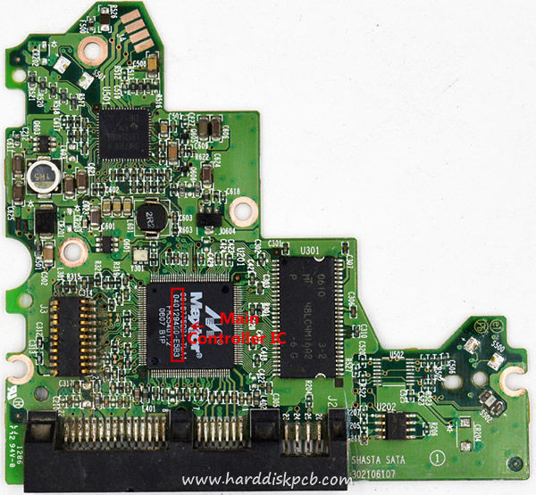 (image for) Tested 040129400 Maxtor Hard Disk PCB Board 302106107