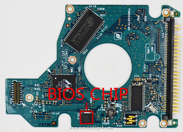 Tested G002272-0A Toshiba Hard Disk PCB Board (image for) Tested G002272-0A Toshiba Hard Disk PCB Board