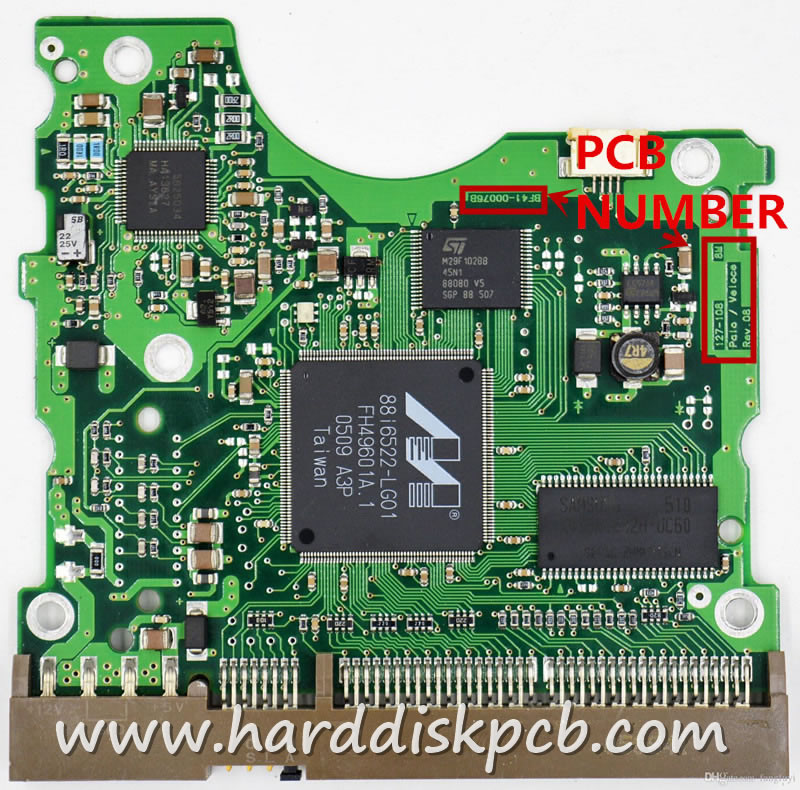 (image for) Hard Drive PCB Board for samsung Logic Board BF41-00076B Palo Veloce Rev.08