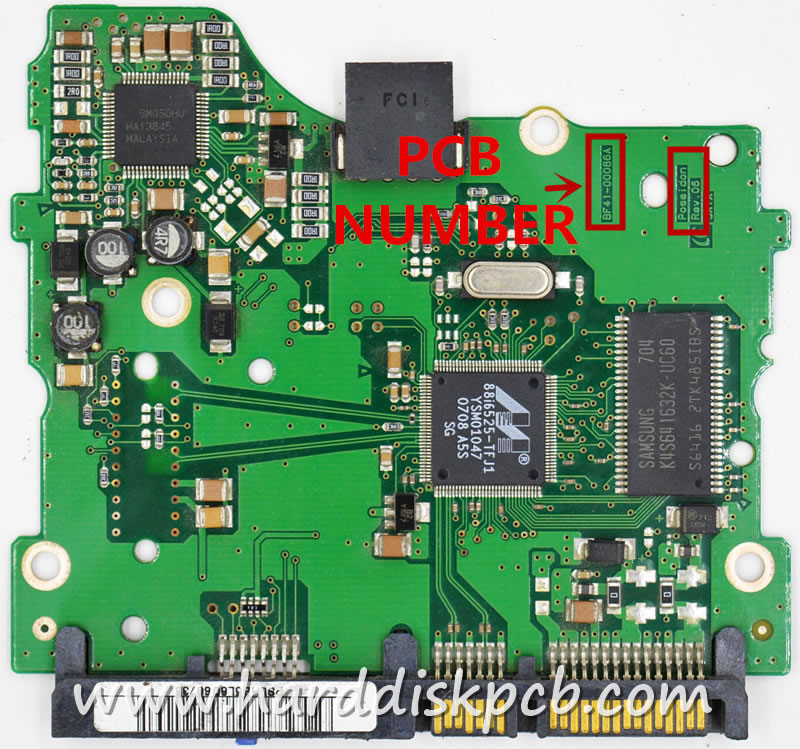 (image for) Hard Drive PCB Board for samsung Logic Board BF41-00086A Poseidon REV 0.6