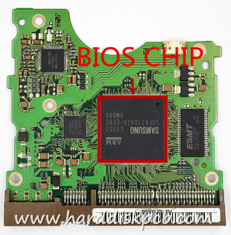 (image for) Hard Drive PCB Board for samsung Logic Board BF41-00102A P80A 2M Rev 03