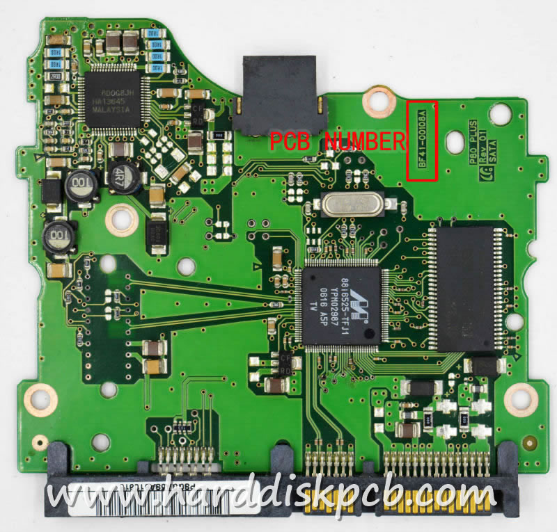 (image for) Hard Drive PCB Board for samsung Logic Board BF41-00108A P80 PLUS Rev 01