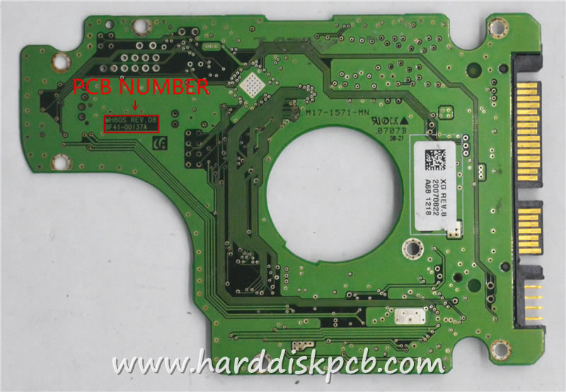 (image for) Hard Drive PCB Board for samsung Logic Board BF41-00137A MH80S REV.08