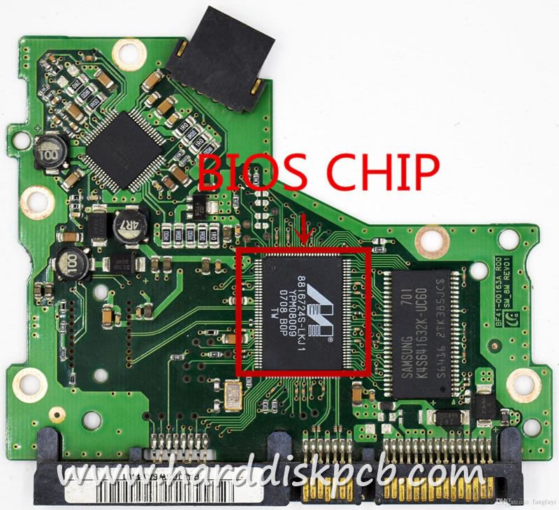 (image for) HDD PCB samsung Logic Board BF41-00163A SW_8M REV .01