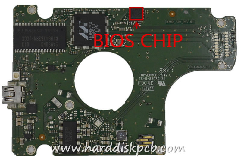 (image for) samsung USB 2.0 Hard Drive PCB Board BF41-00300A M7U2__REV.01 ROO